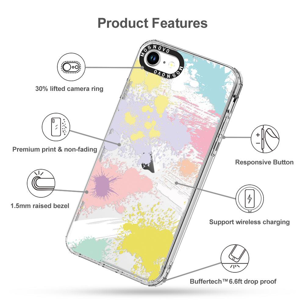 Splash Paint Phone Case - iPhone SE 2020 Case - MOSNOVO