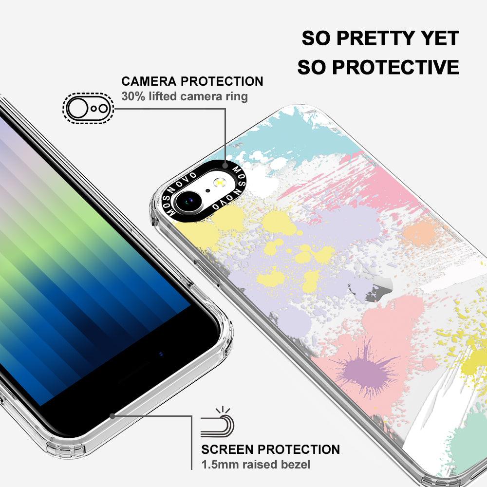 Splash Paint Phone Case - iPhone SE 2022 Case - MOSNOVO