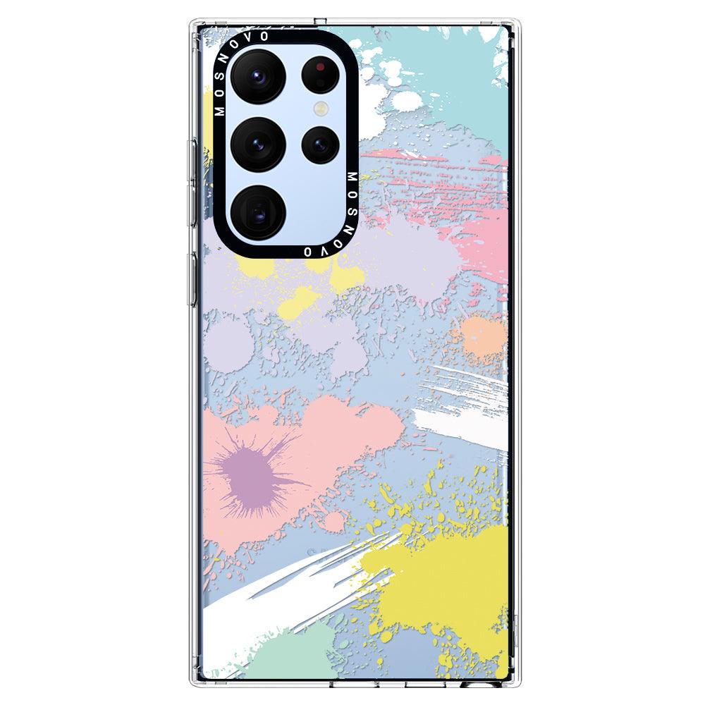 Splash Paint Phone Case - Samsung Galaxy S22 Ultra Case - MOSNOVO