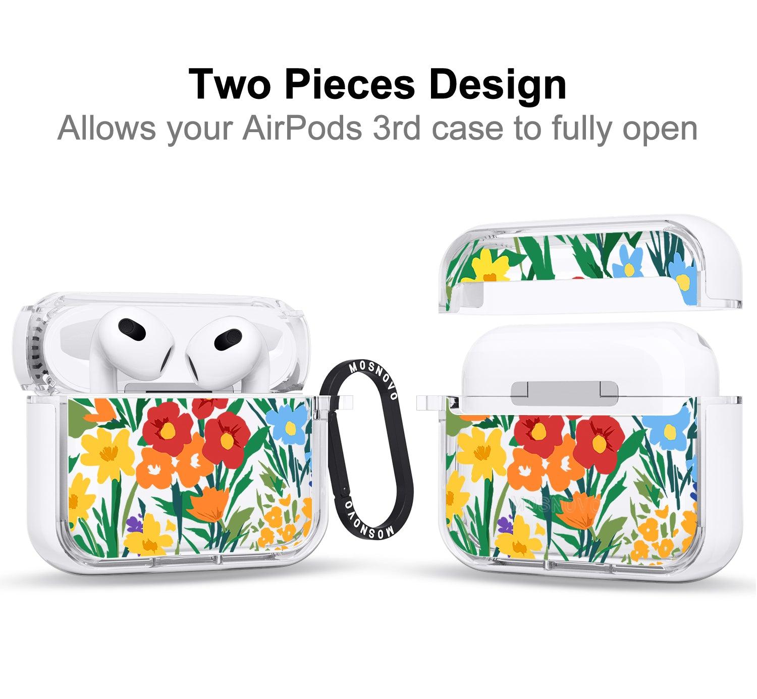 Spring Botanical Flower Floral AirPods 3 Case (3rd Generation) - MOSNOVO