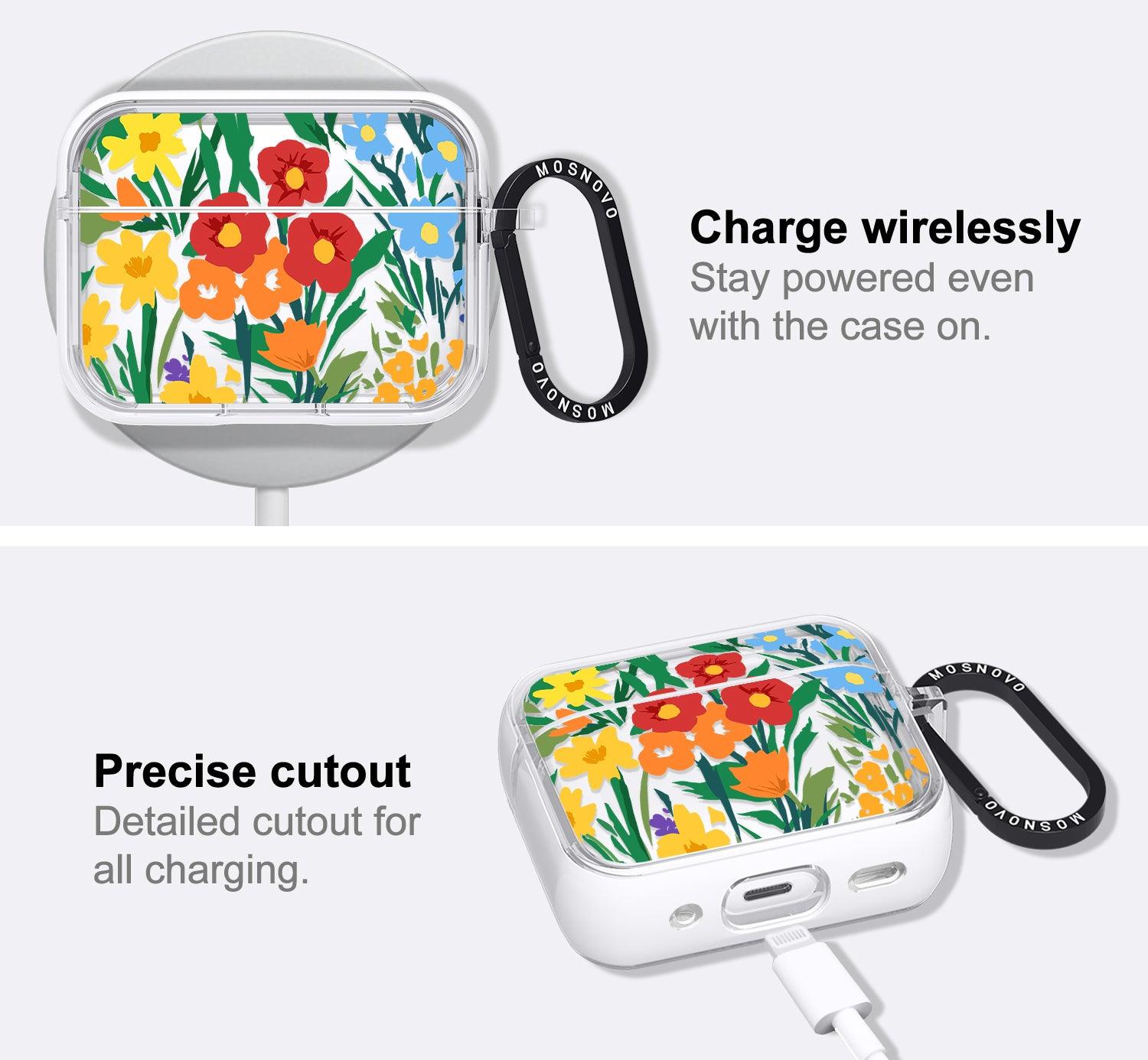 Spring Botanical Flower Floral AirPods Pro 2 Case (2nd Generation) - MOSNOVO