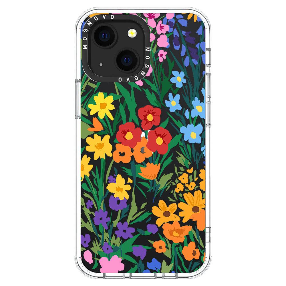 Spring Botanical Flower Floral Phone Case - iPhone 13 Case - MOSNOVO