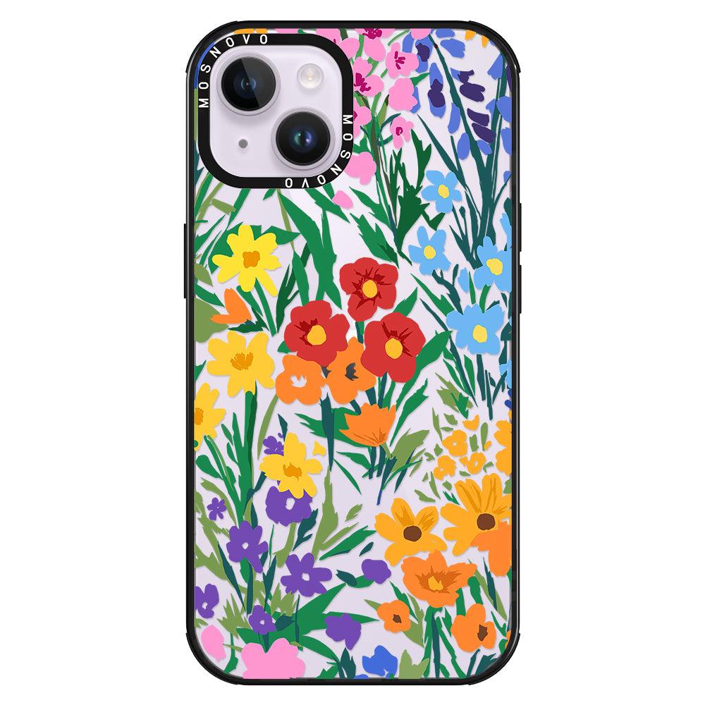Spring Botanical Flower Floral Phone Case - iPhone 14 Case - MOSNOVO