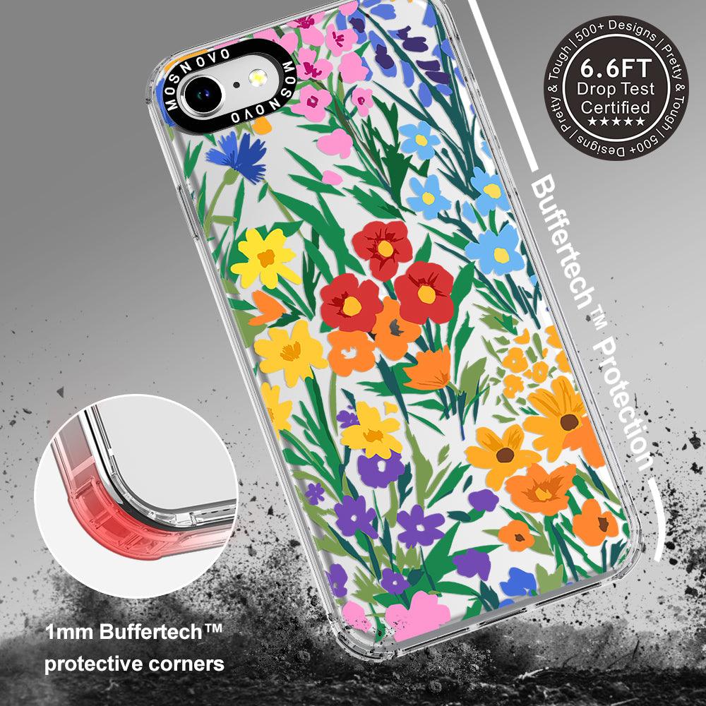 Spring Botanical Flower Floral Phone Case - iPhone SE 2022 Case - MOSNOVO