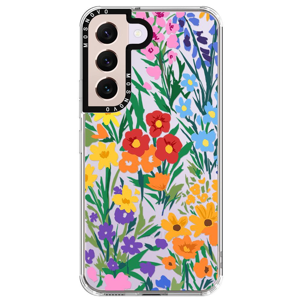 Spring Botanical Flower Phone Case - Samsung Galaxy S22 Case - MOSNOVO