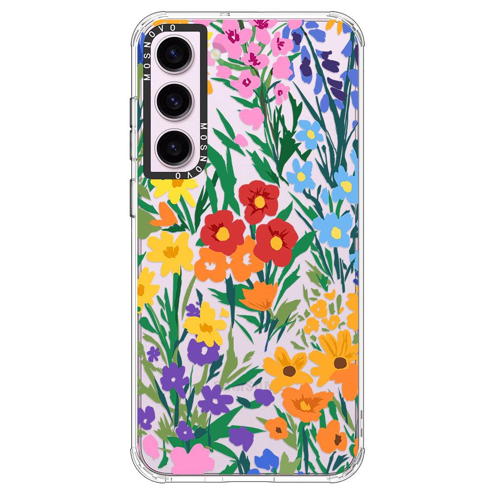 Spring Botanical Flower Phone Case - Samsung Galaxy S23 Case - MOSNOVO