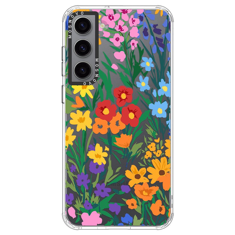 Spring Botanical Flower Phone Case - Samsung Galaxy S23 Case - MOSNOVO