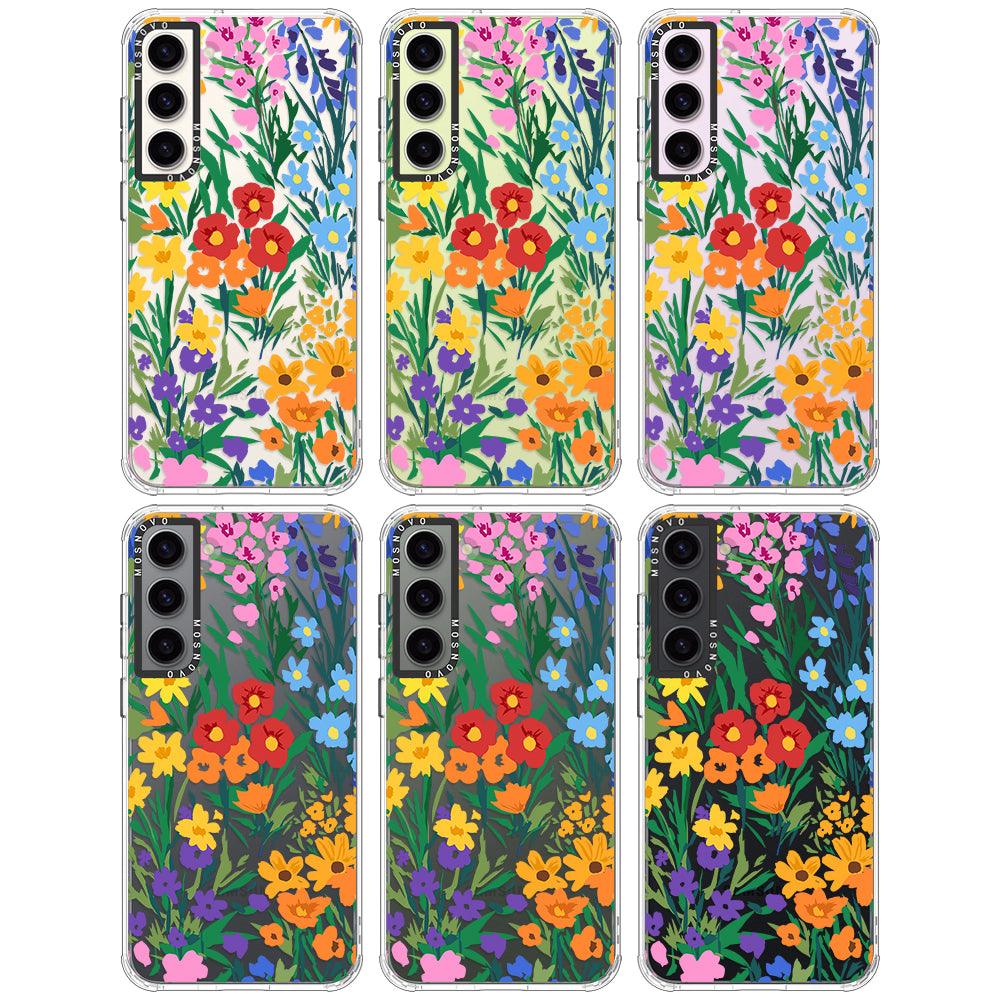 Spring Botanical Flower Phone Case - Samsung Galaxy S23 Plus Case - MOSNOVO