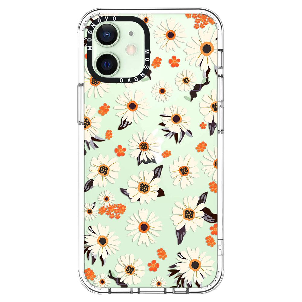 Spring Daisy Phone Case - iPhone 12 Mini Case - MOSNOVO