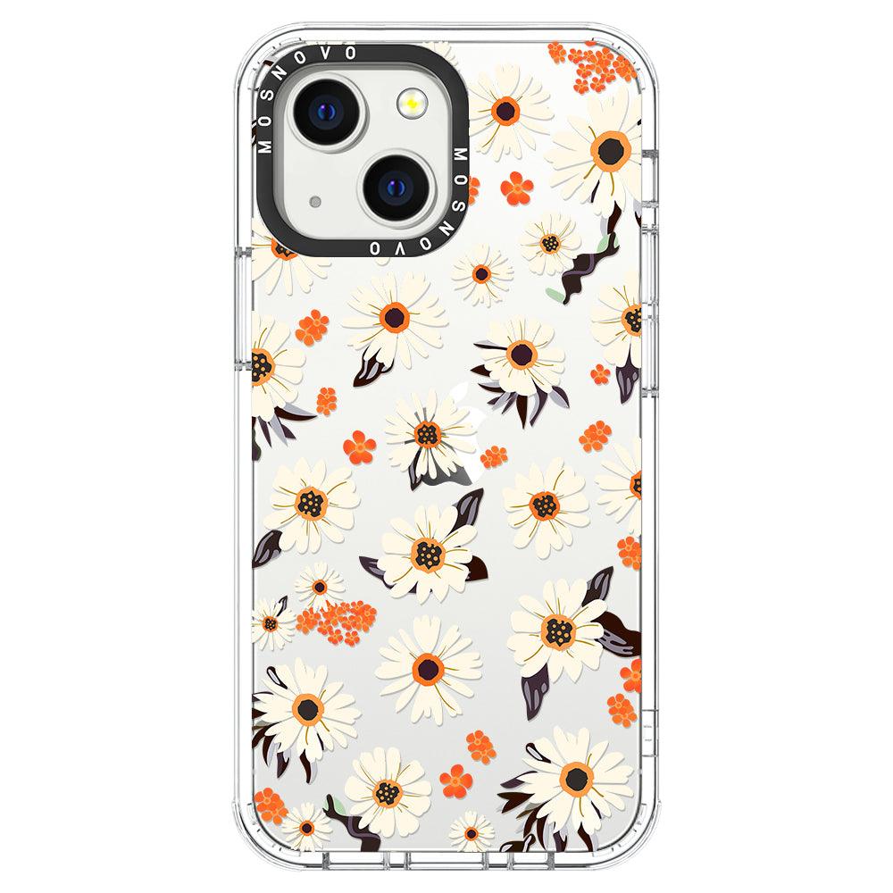 Spring Daisy Phone Case - iPhone 13 Mini Case - MOSNOVO