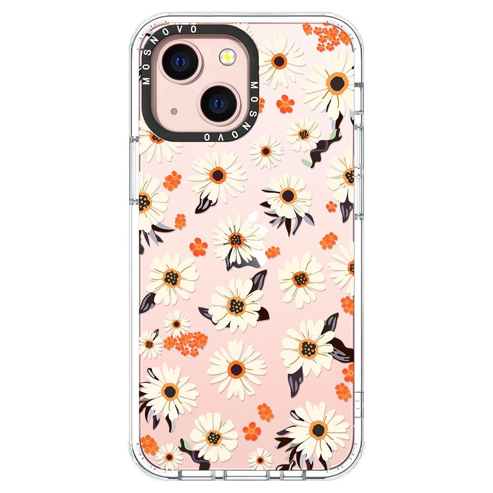 Spring Daisy Phone Case - iPhone 13 Mini Case - MOSNOVO