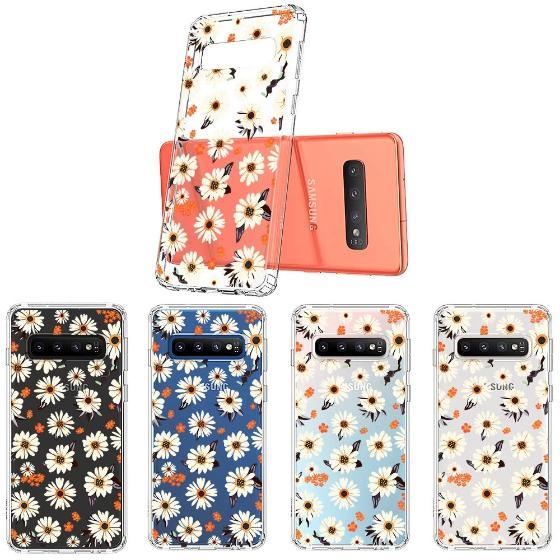 Daisy Floral Phone Case - Samsung Galaxy S10 Plus Case - MOSNOVO