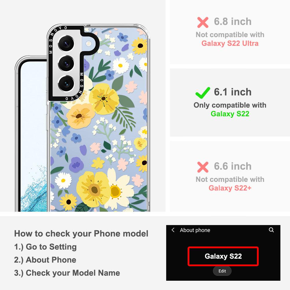 Spring Flower Phone Case - Samsung Galaxy S22 Case - MOSNOVO