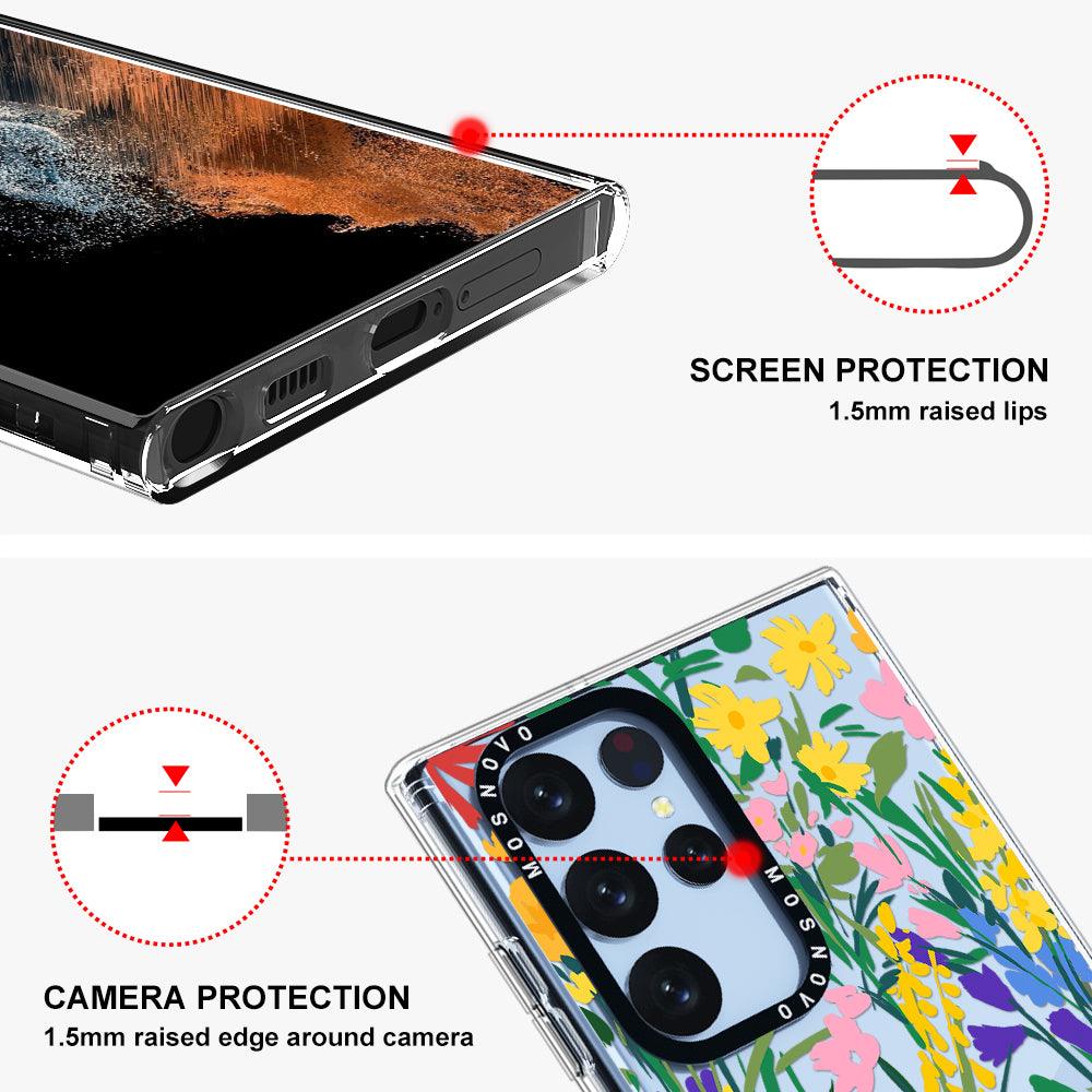 Spring Flower Phone Case - Samsung Galaxy S22 Ultra Case - MOSNOVO