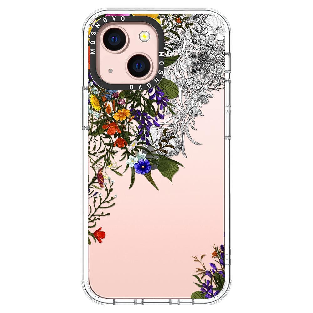 Beautiful Bloom Phone Case - iPhone 13 Mini Case - MOSNOVO