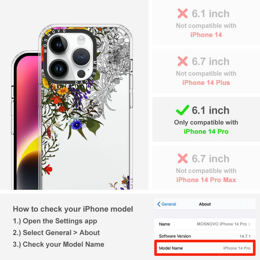 Beautiful Bloom Phone Case - iPhone 14 Pro Case - MOSNOVO