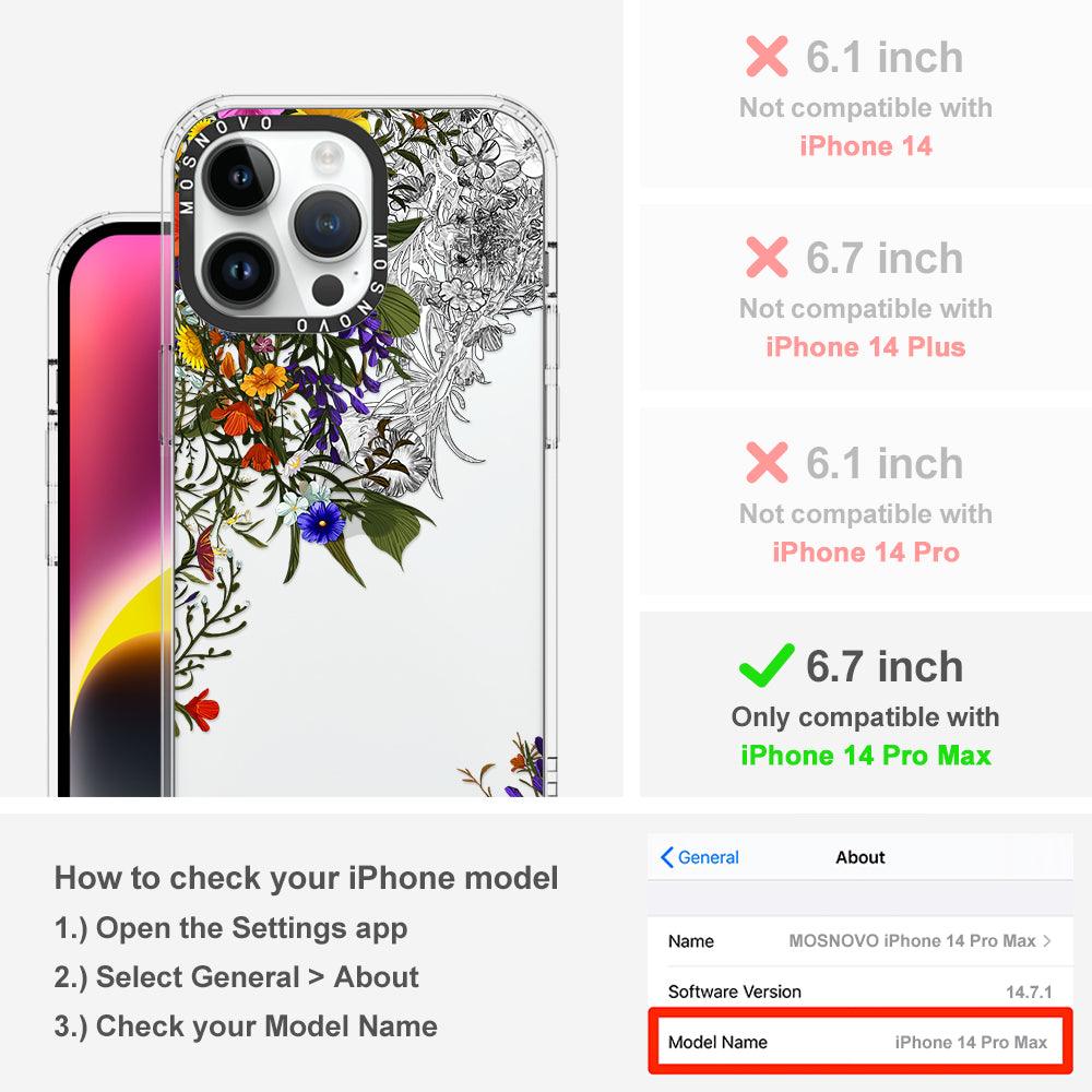 Beautiful Bloom Phone Case - iPhone 14 Pro Max Case - MOSNOVO