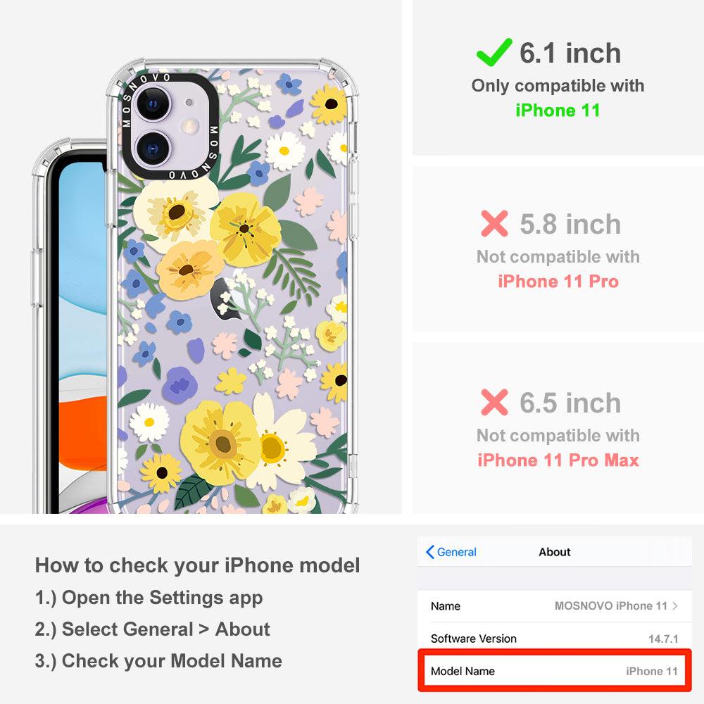 Spring Wild Floral Phone Case - iPhone 11 Case - MOSNOVO