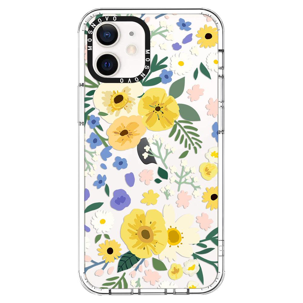 Spring Wild Floral Phone Case - iPhone 12 Case - MOSNOVO