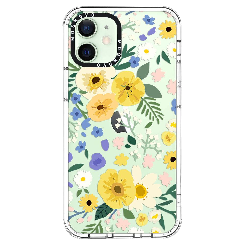Spring Wild Floral Phone Case - iPhone 12 Case - MOSNOVO