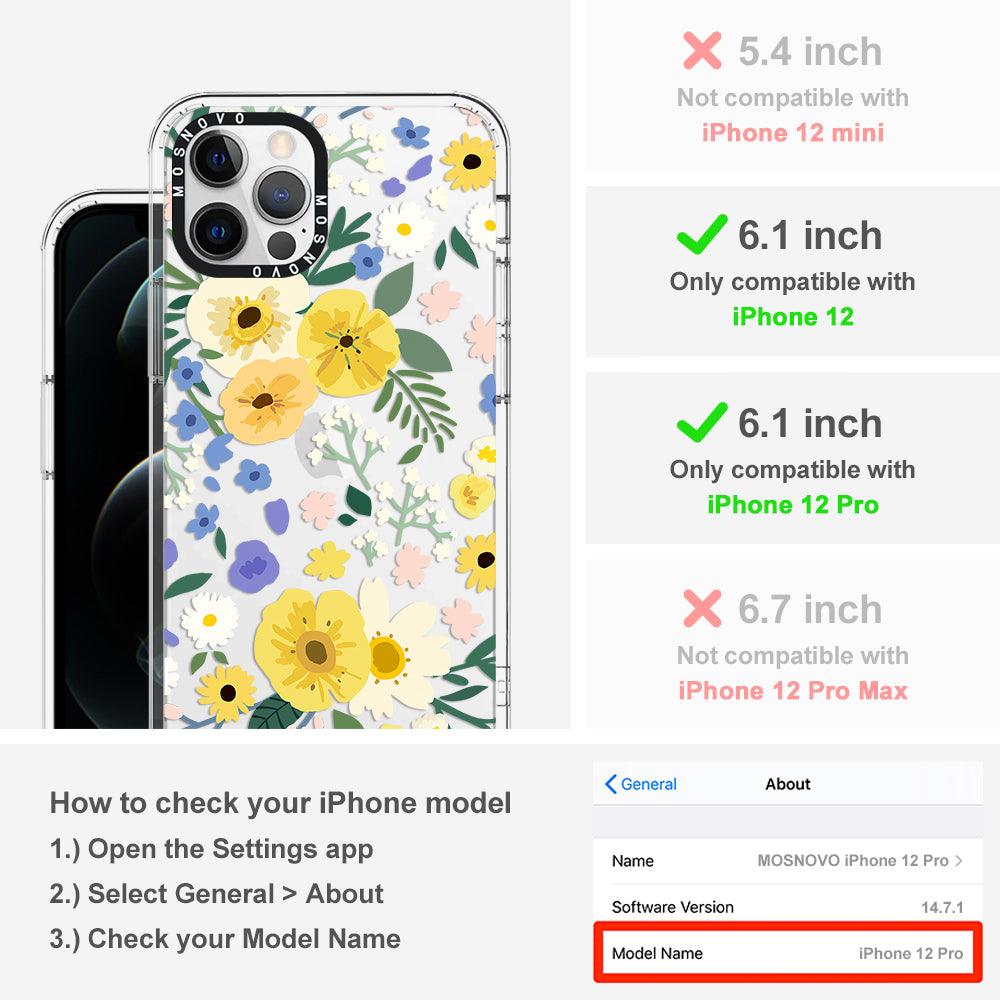 Spring Wild Floral Phone Case - iPhone 12 Pro Case - MOSNOVO