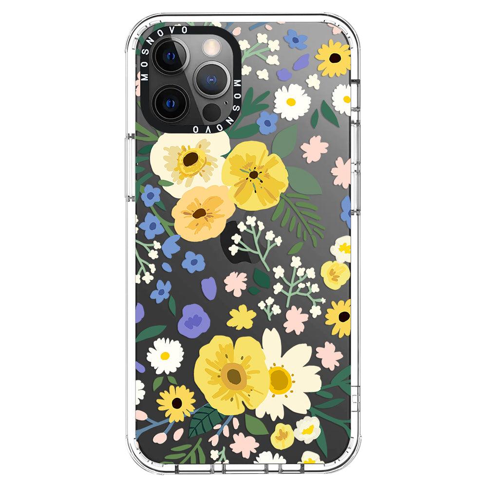 Spring Wild Floral Phone Case - iPhone 12 Pro Max Case - MOSNOVO