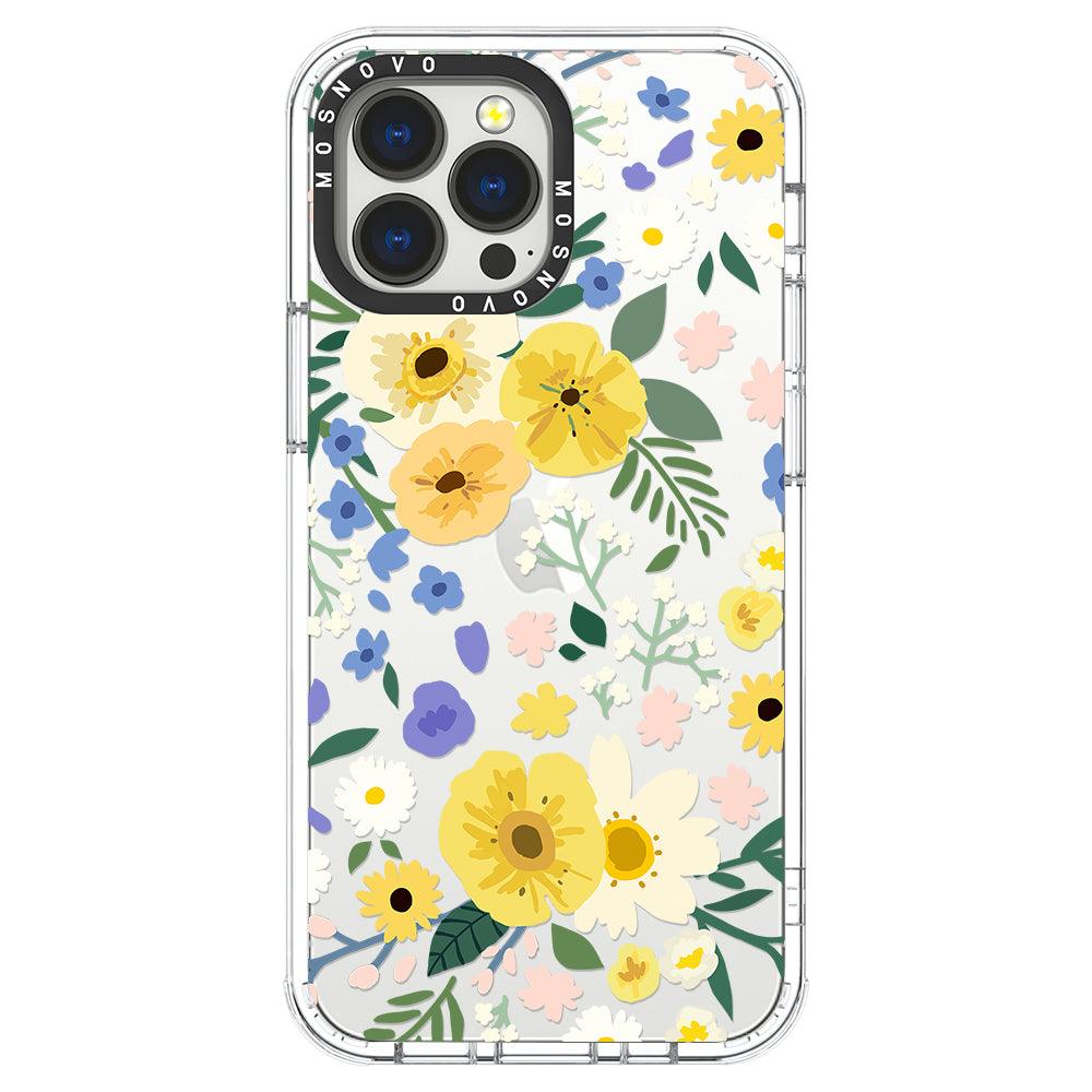 Spring Wild Floral Phone Case - iPhone 13 Pro Max Case - MOSNOVO