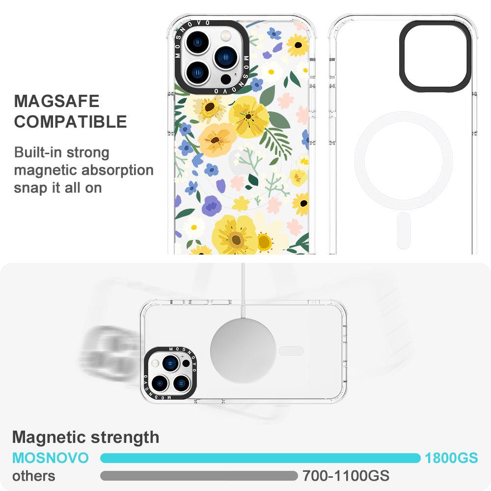Spring Wild Floral Phone Case - iPhone 13 Pro Max Case - MOSNOVO