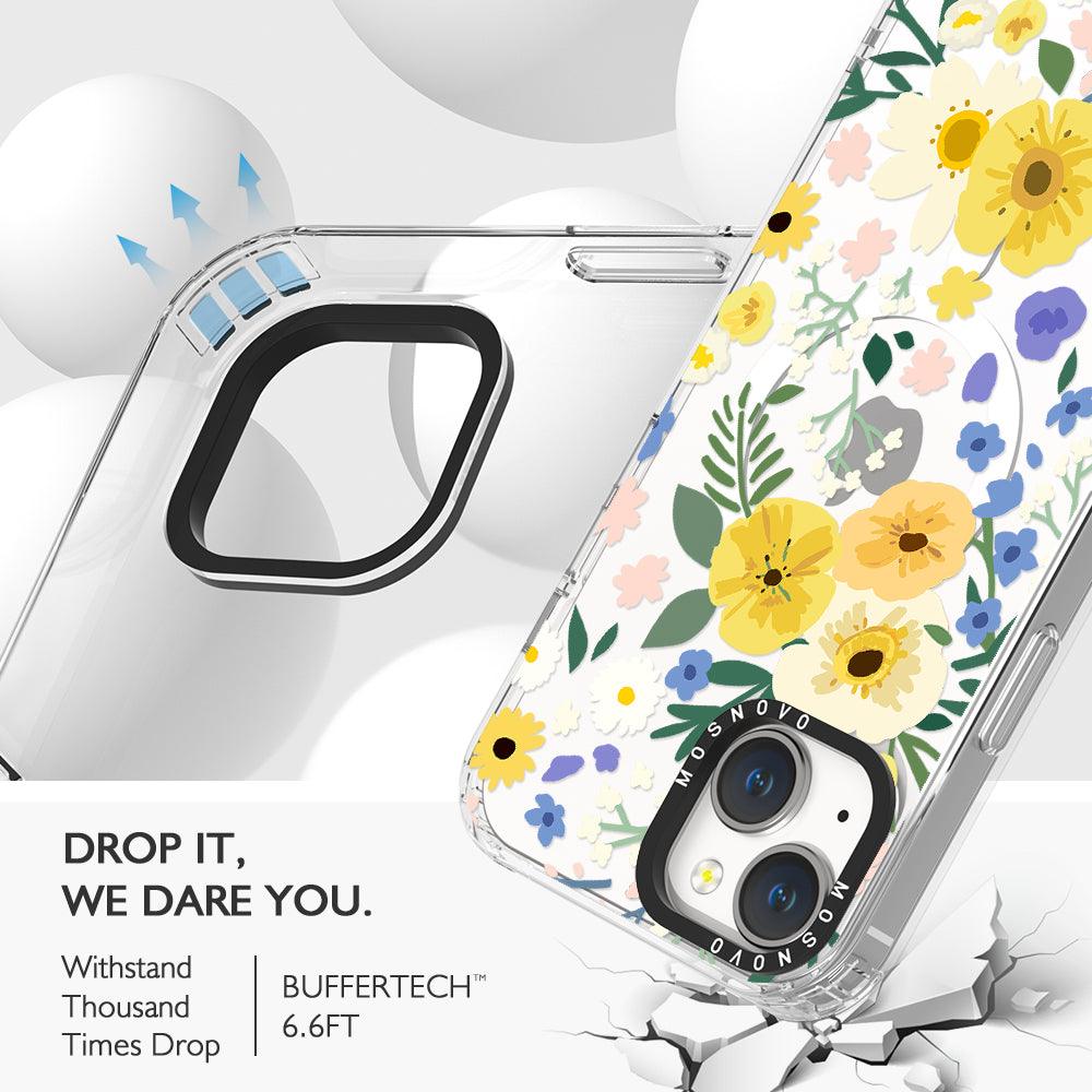 Spring Wild Floral Phone Case - iPhone 14 Plus Case - MOSNOVO