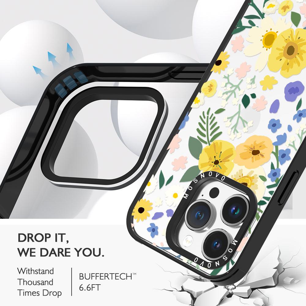 Spring Wild Floral Phone Case - iPhone 14 Pro Case - MOSNOVO