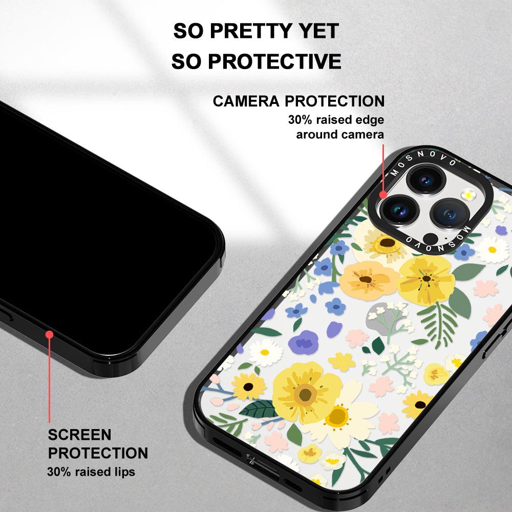 Spring Wild Floral Phone Case - iPhone 14 Pro Max Case - MOSNOVO