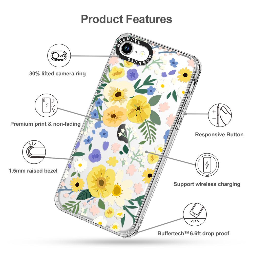 Spring Wild Floral Phone Case - iPhone 7 Case - MOSNOVO