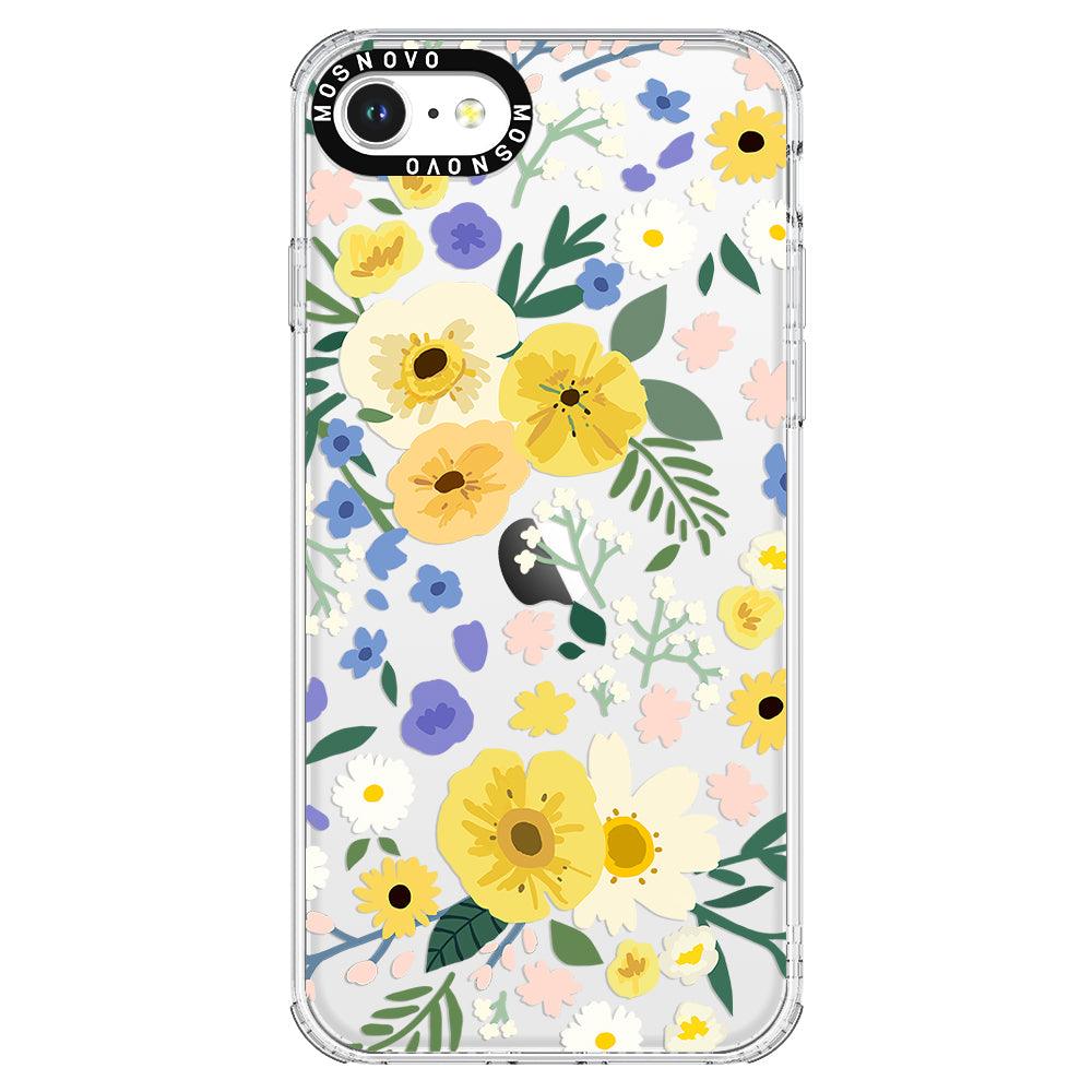 Spring Wild Floral Phone Case - iPhone SE 2022 Case - MOSNOVO