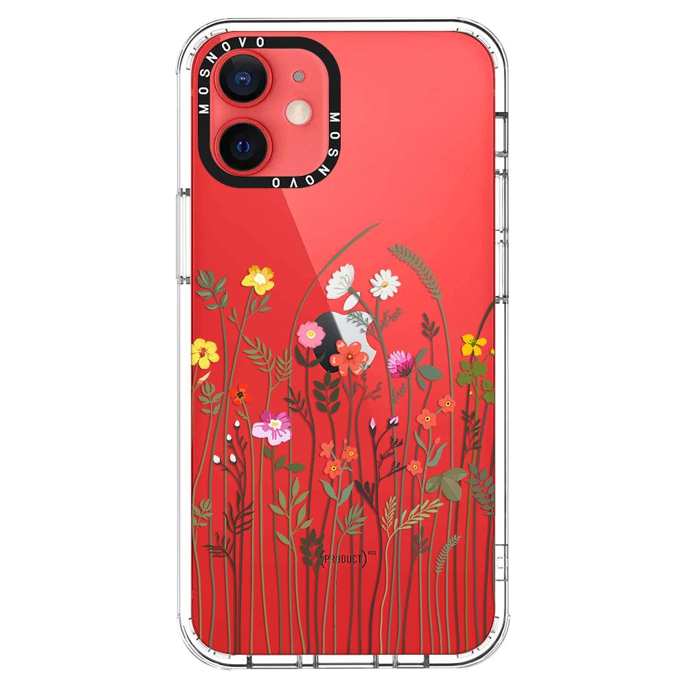 Spring Wildflower Phone Case - iPhone 12 Mini Case - MOSNOVO