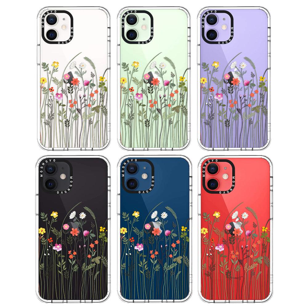 Spring Wildflower Phone Case - iPhone 12 Mini Case - MOSNOVO