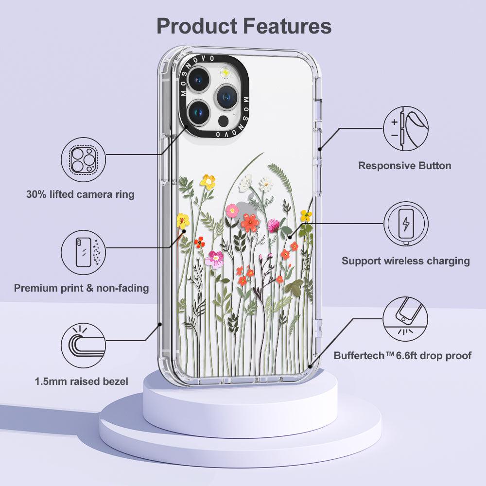 Spring Wildflower Phone Case - iPhone 12 Pro Case - MOSNOVO