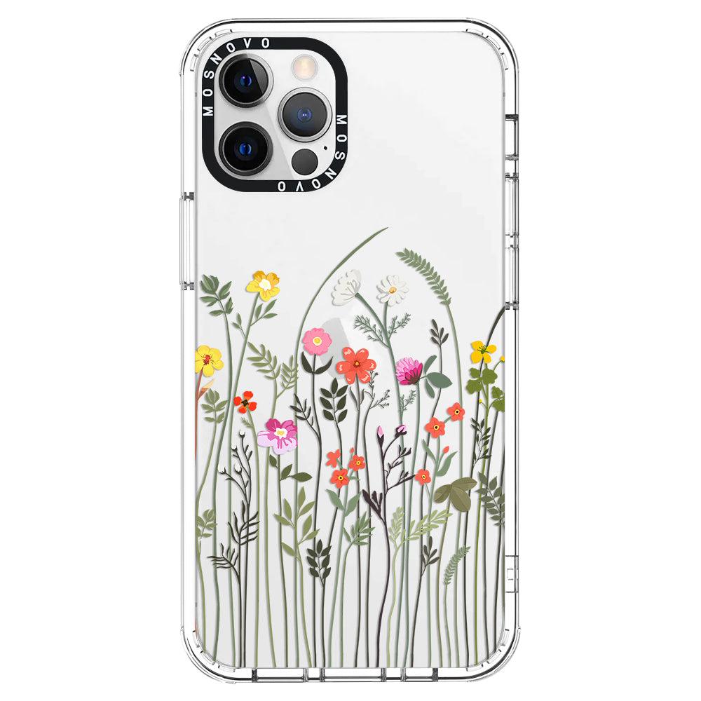 Spring Wildflower Phone Case - iPhone 12 Pro Max Case - MOSNOVO