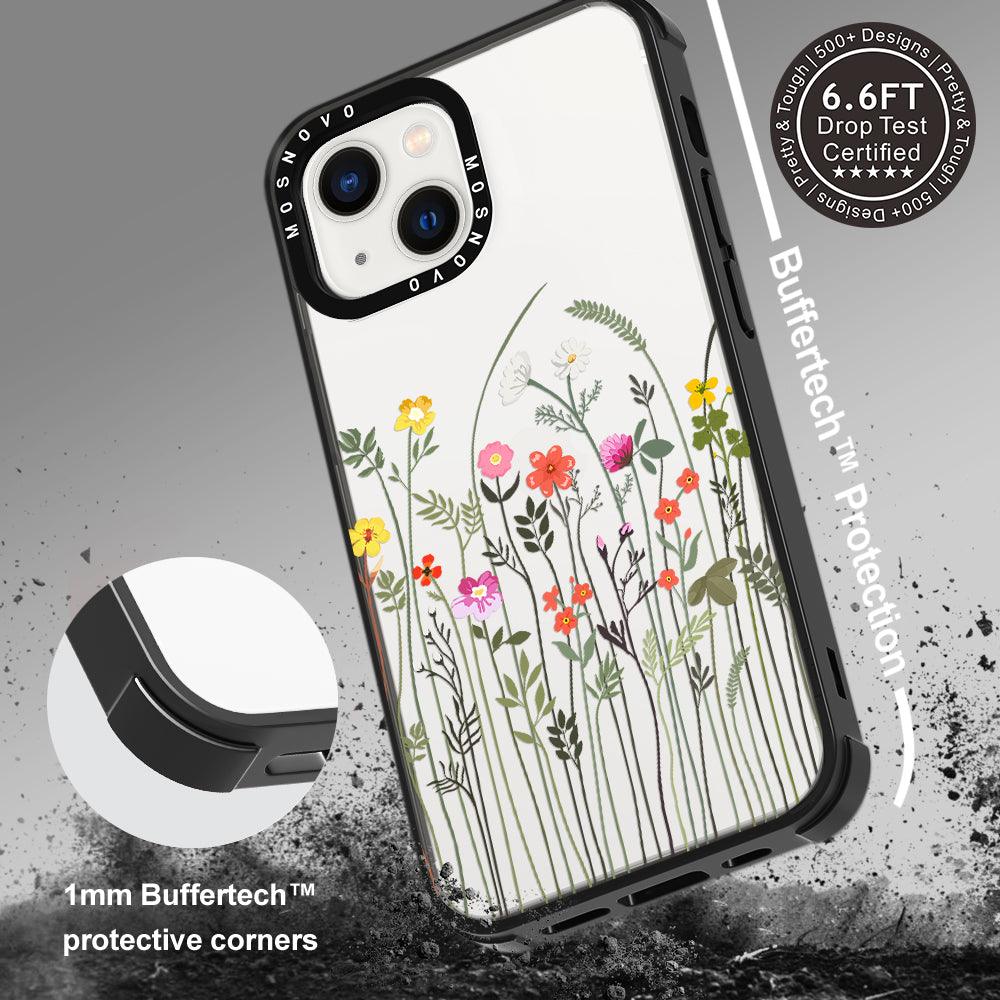 Spring Wildflower Phone Case - iPhone 13 Case - MOSNOVO