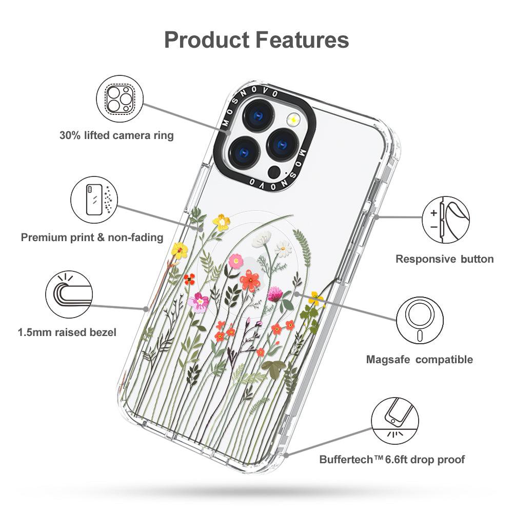 Spring Wildflower Phone Case - iPhone 13 Pro Case - MOSNOVO