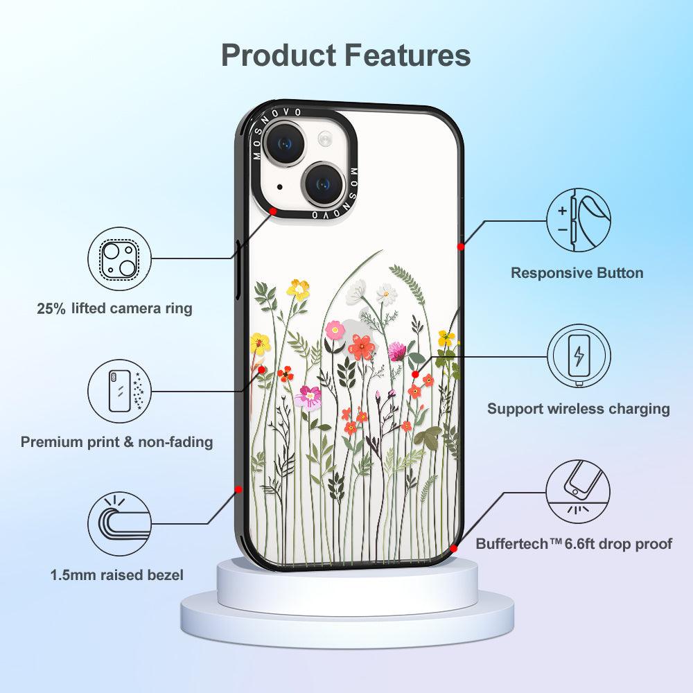 Spring Wildflower Phone Case - iPhone 14 Case - MOSNOVO