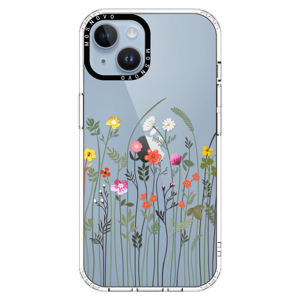 Spring Wildflower Phone Case - iPhone 14 Plus Case - MOSNOVO