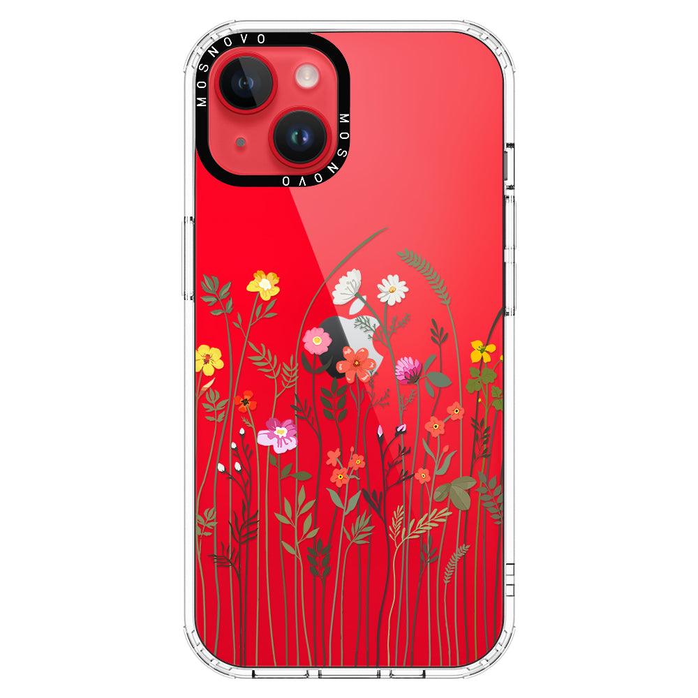 Spring Wildflower Phone Case - iPhone 14 Plus Case - MOSNOVO