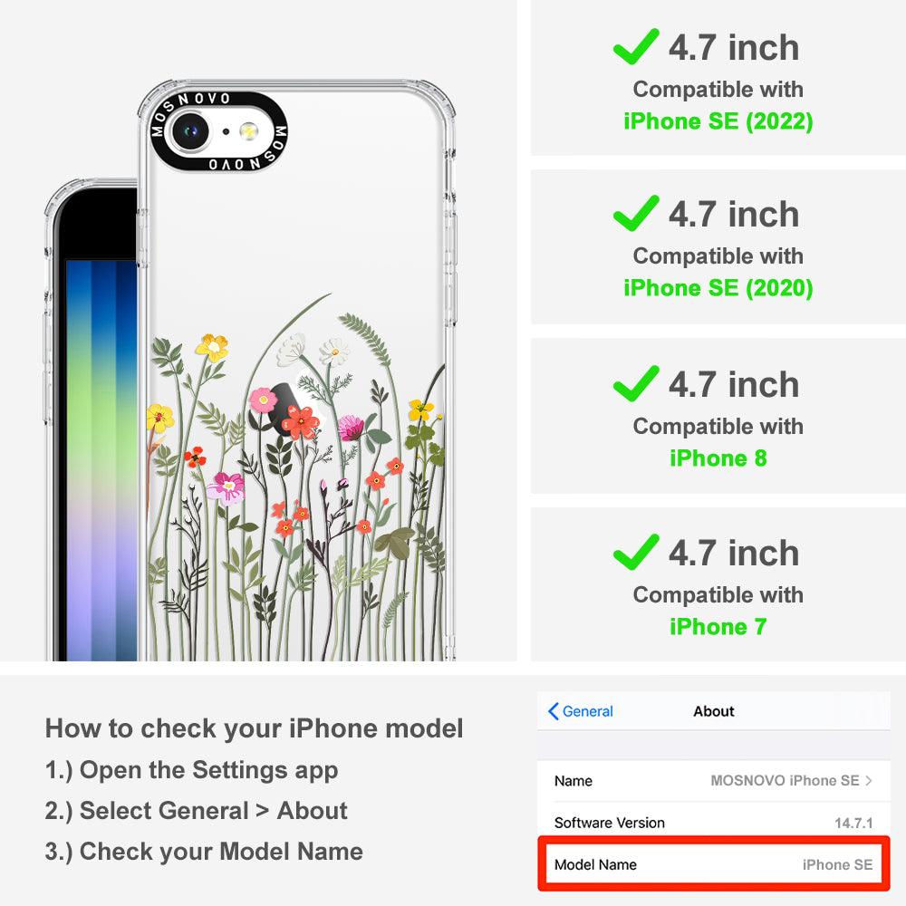 Spring Wildflower Phone Case - iPhone SE 2020 Case - MOSNOVO
