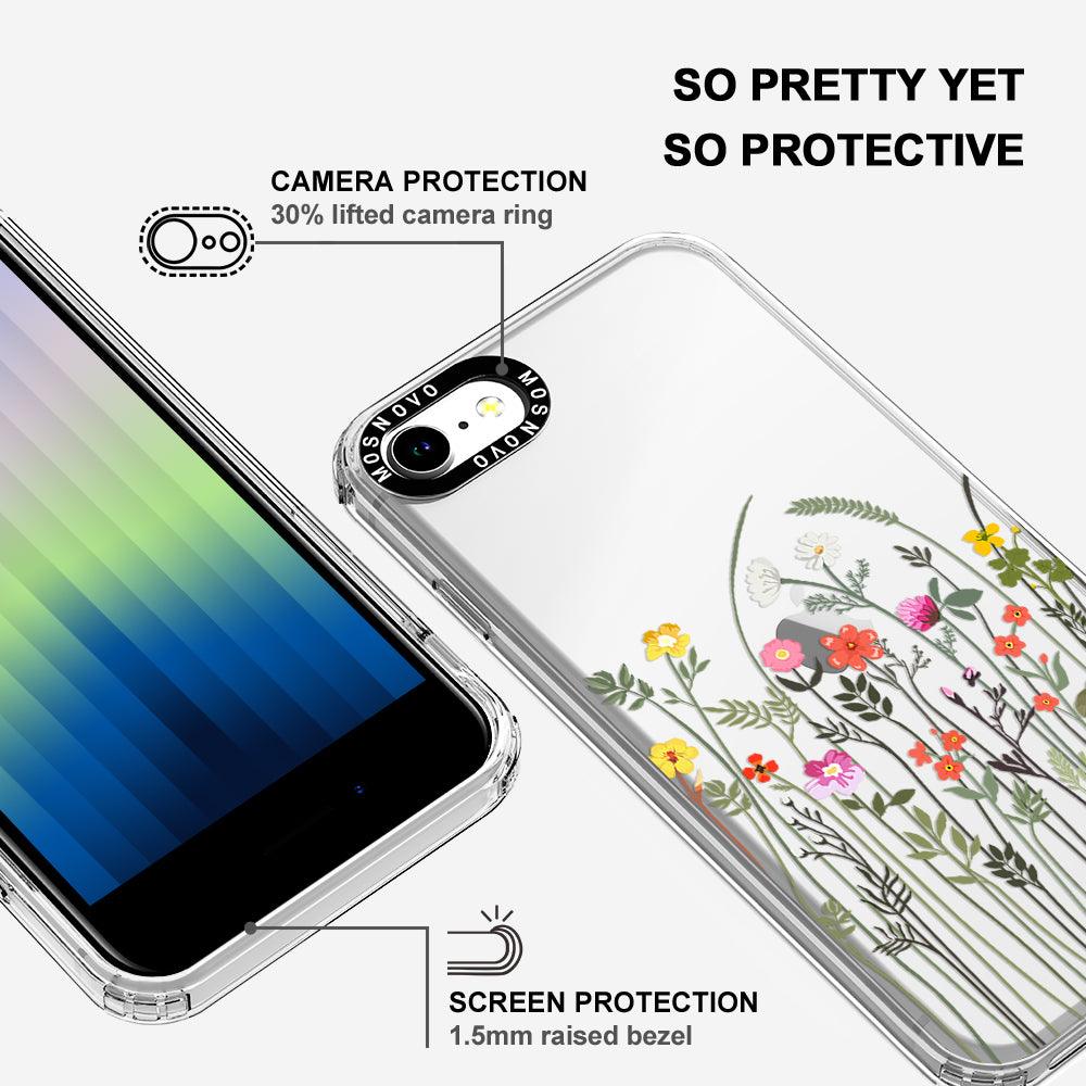 Spring Wildflower Phone Case - iPhone SE 2022 Case - MOSNOVO