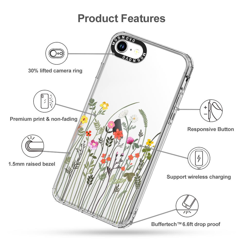 Spring Wildflower Phone Case - iPhone SE 2022 Case - MOSNOVO