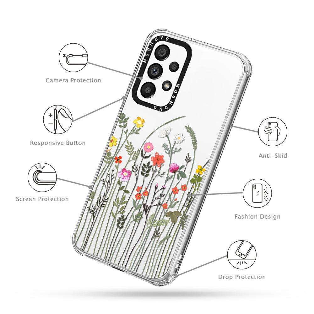 Spring Wildflower Phone Case - Samsung Galaxy A53 Case - MOSNOVO