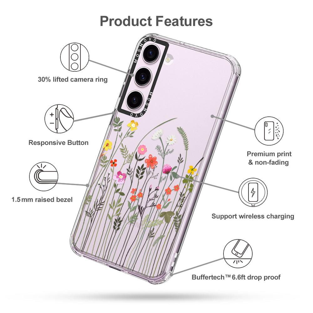 Spring Wildflower Phone Case - Samsung Galaxy S23 Case - MOSNOVO
