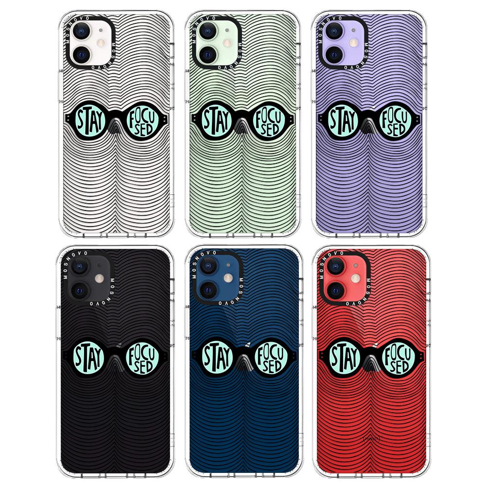 Stay Focus Phone Case - iPhone 12 Mini Case - MOSNOVO
