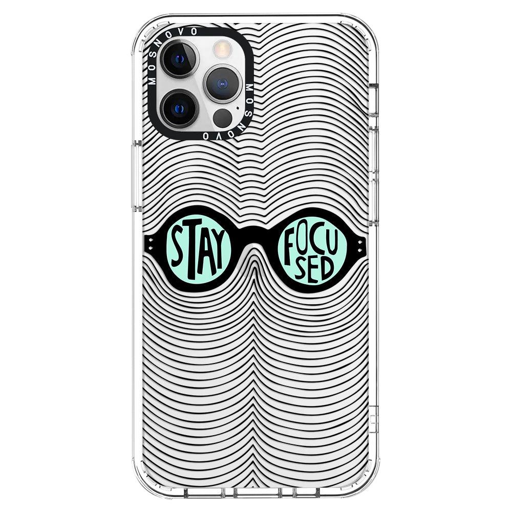 Stay Focus Phone Case - iPhone 12 Pro Max Case - MOSNOVO