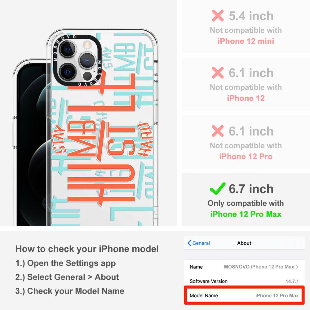 Hustle Phone Case - iPhone 12 Pro Max Case - MOSNOVO